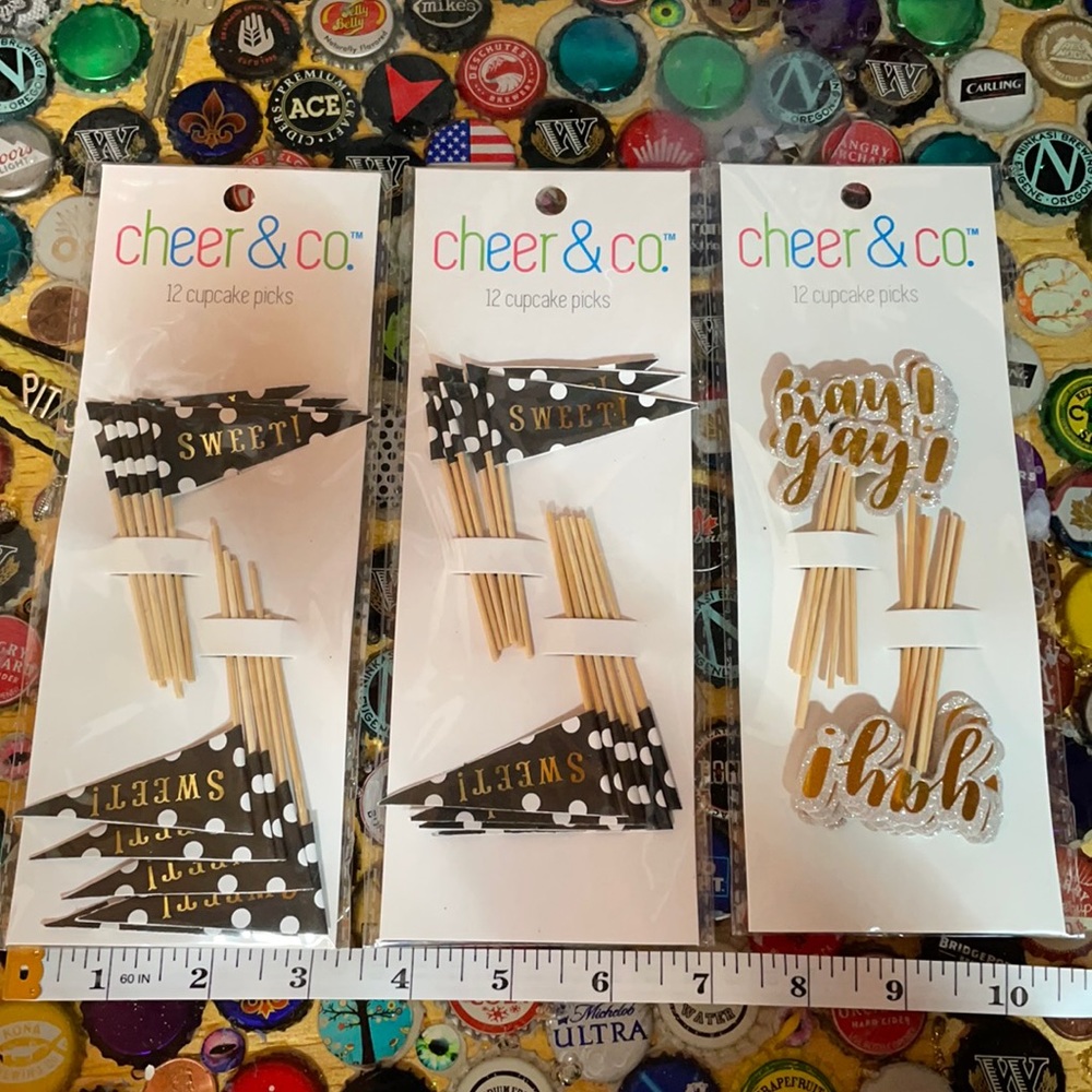 Fun cupcake toppers
